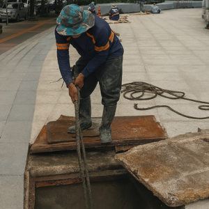 รับลอกท่อ